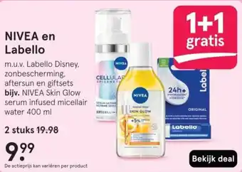 Etos NIVEA en Labello aanbieding