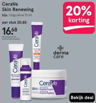 Etos CeraVe Skin Renewing aanbieding