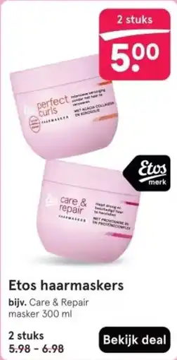 Etos Etos haarmaskers aanbieding