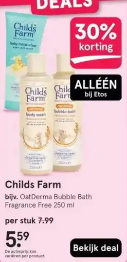Etos Childs Farm aanbieding