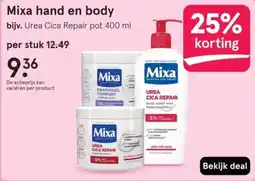 Etos Mixa hand en body aanbieding