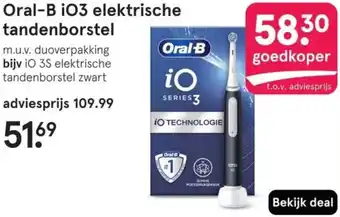 Etos Oral-B i03 elektrische tandenborstel aanbieding