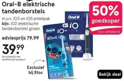Etos Oral-B elektrische tandenborstels aanbieding