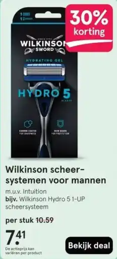 Etos Wilkinson scheersysteem voor mannen aanbieding
