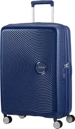 Coolblue American Tourister Soundbox Expandable Spinner 67cm Midnight Navy aanbieding