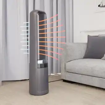 Action Sinji bladloze ventilator met verwarming aanbieding