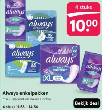Etos Always enkelpakken aanbieding