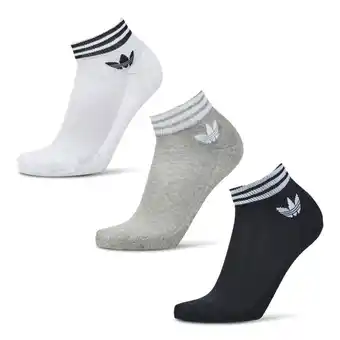 Foot Locker Adidas Low Cut Sock Sokken Unisex - Wit - Maat 37-39 aanbieding