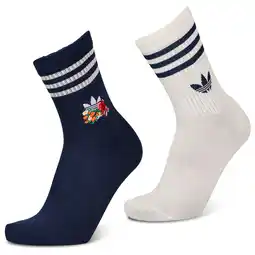 Foot Locker Adidas Crew 2 Pack Sokken Unisex - Wit - Maat 43-45 aanbieding