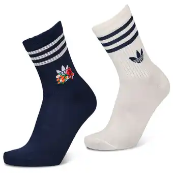 Foot Locker Adidas Crew 2 Pack Sokken Unisex - Wit - Maat 43-45 aanbieding