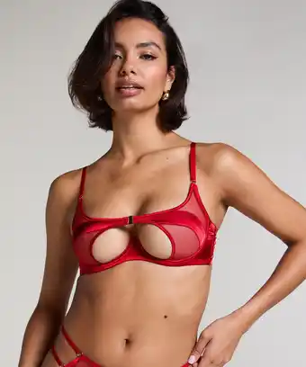 Hunkemoller Hunkemöller Niet-Voorgevormde Beugel bh Vienna Rood aanbieding