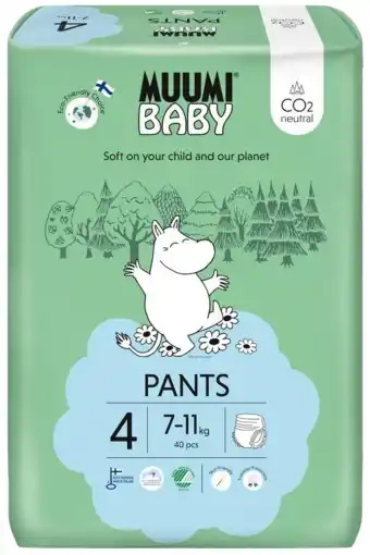 De Online Drogist Moomin Baby Ecologische Luierbroekjes 4 Maxi aanbieding