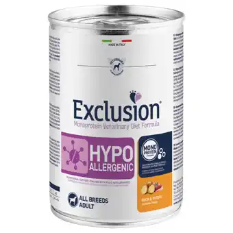 Zooplus 6x400g Eend & Aardappel Exclusion Diet Hondenvoer aanbieding