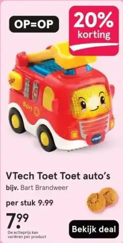 Etos VTech Toet Toet auto's aanbieding
