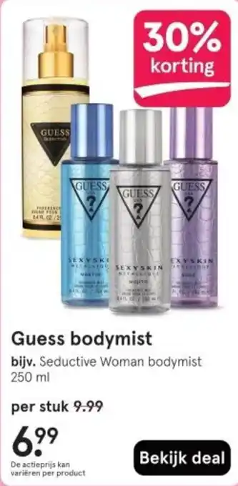 Etos Guess bodymist aanbieding
