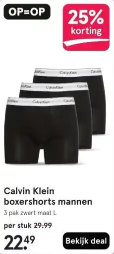 Etos Calvin Klein boxershorts mannen aanbieding