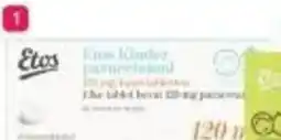 Etos Etos kinder paracetamol kauwtabletten aanbieding