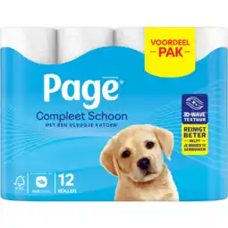 Dirk Page Toiletpapier 12 rollen compleet schoon aanbieding