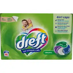 Dirk Dreft Wascapsules caps 4 in 1 origineel aanbieding