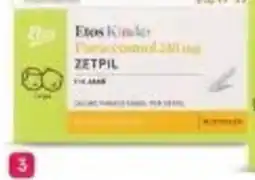 Etos Etos kinder paracetamol zetpil aanbieding