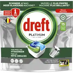 Dirk Dreft Vaatwastabletten platinum regular aanbieding