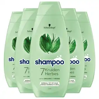 Plein.nl 5x Schwarzkopf 7 Kruiden Shampoo aanbieding