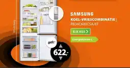Expert Samsung RB34C600CSA/EF Zilver aanbieding