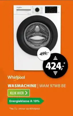 Expert Whirlpool WAM 97WB BE Privilege Wit aanbieding