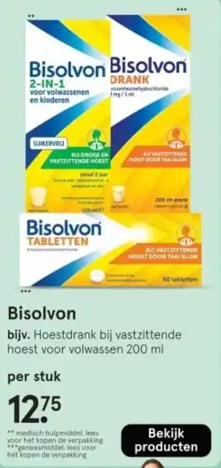 Etos Bisolvon aanbieding