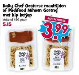 Boon`s Markt Daily Chef Oosterse maaltijden of Padifood Mihoen Goreng met kip ketjap aanbieding