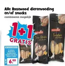Boon`s Markt Alle Rosewood dierenvoeding en/of snacks aanbieding