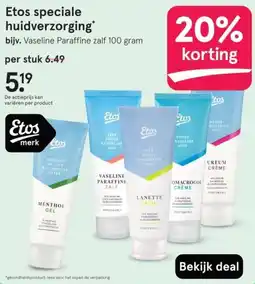 Etos Etos speciale huidverzorging aanbieding