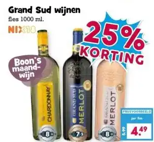 Boon`s Markt Grand Sud wijnen aanbieding