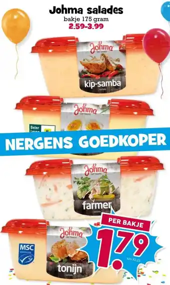 Boon`s Markt Johma salades aanbieding