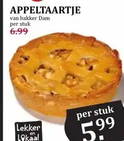 Boon`s Markt APPELTAARTJE aanbieding