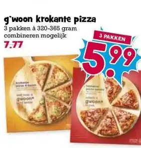 Boon`s Markt g'woon krokante pizza aanbieding