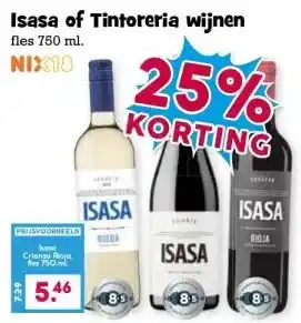 Boon`s Markt Isasa of Tintoreria wijnen aanbieding