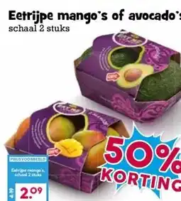 Boon`s Markt Eetrijpe mango's of avocado's aanbieding