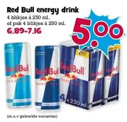 Boon`s Markt Red Bull energy drink aanbieding
