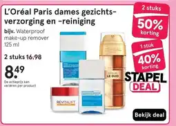 Etos L'Oréal Paris dames gezichts- verzorging en -reiniging aanbieding