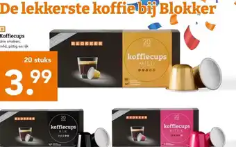 Blokker Koffiecups aanbieding