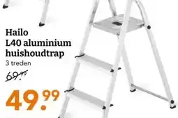 Blokker Hailo L40 aluminium huishoudtrap aanbieding