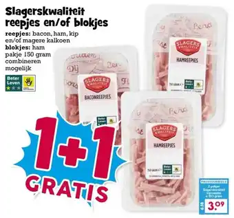 Boon`s Markt Slagerskwaliteit reepjes en/of blokjes aanbieding