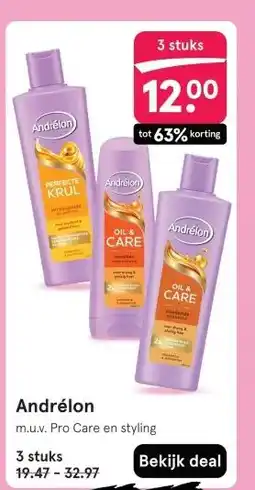 Etos Andrélon aanbieding