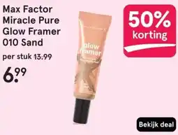 Etos Max Factor Miracle Pure Glow Framer 010 Sand aanbieding