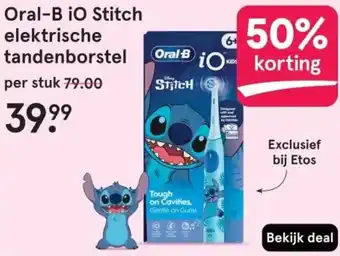Etos Oral-B iO Stitch elektrische tandenborstel aanbieding