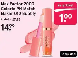 Etos Max Factor 2000 Calorie PH Match Maker 010 Bubbly aanbieding