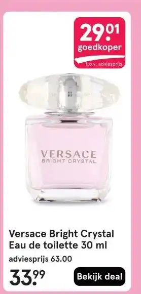 Etos Versace Bright Crystal aanbieding