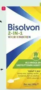 Etos Bisolvon 2-in-1 bij droge en vastzittende hoest voor kinderen aanbieding