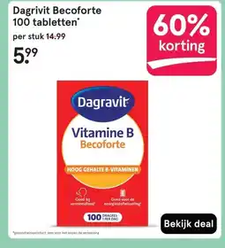 Etos Dagrivit Becoforte 100 tabletten aanbieding